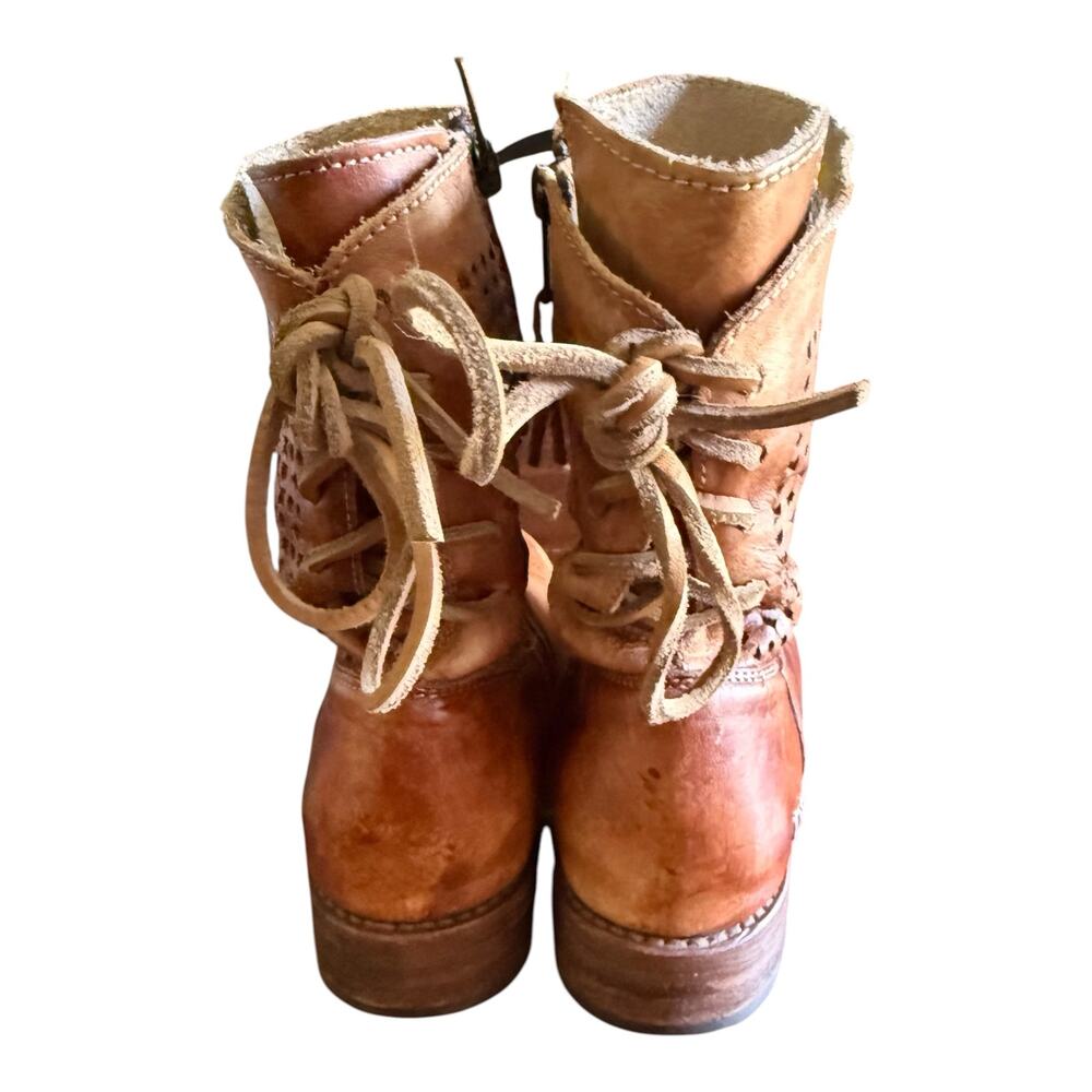 Bed Stu Cobbler Cheshire Boots 8 Mid-Calf Leather Zip Artisa boots - Picture 2 of 9